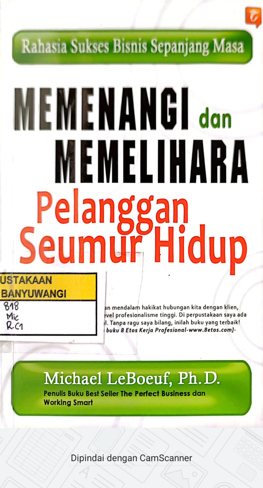 Memenangi dan Memelihara Pelanggan Seumur Hidup